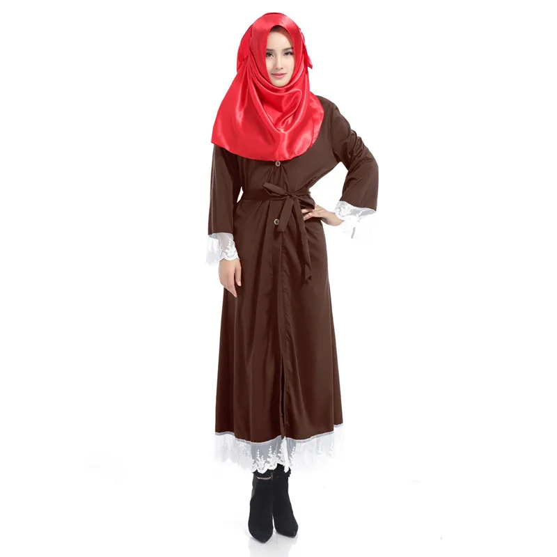 Модное платье для взрослых в мусульманском стиле, кружевное блестящее платье, женское платье в арабском стиле, кафтан, абаи Дубай