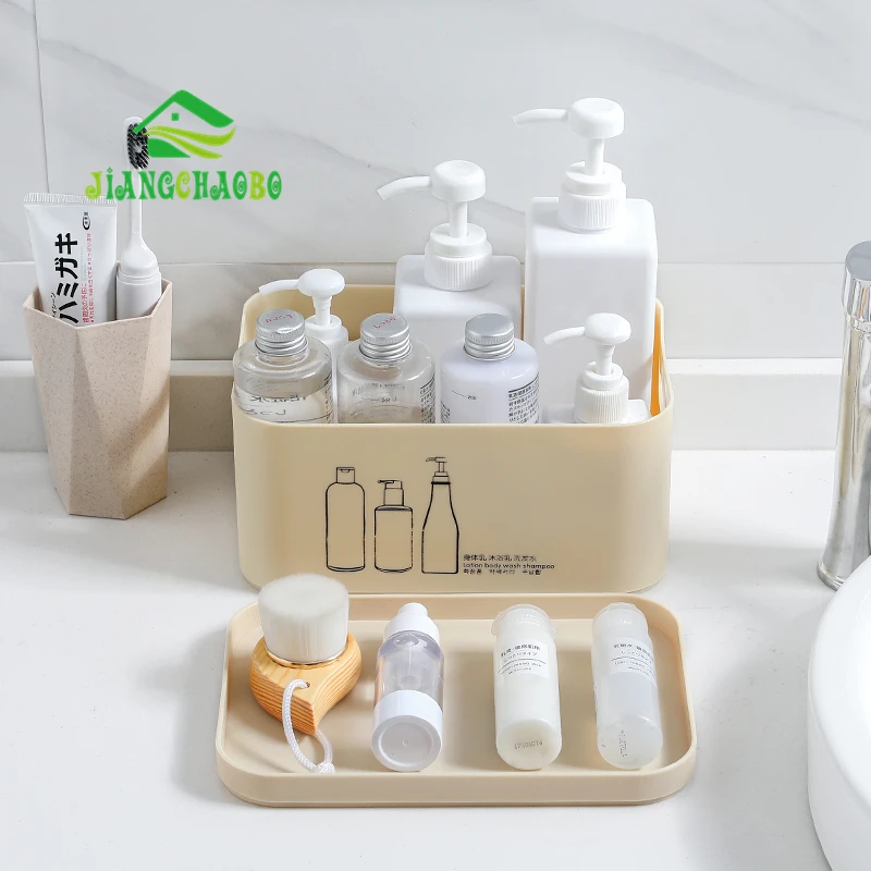 Cosmetics Storage Box Desktop Remote Control Finishing Plastic Simple Dressing Table Jewelry Lipstick Debris | Дом и сад
