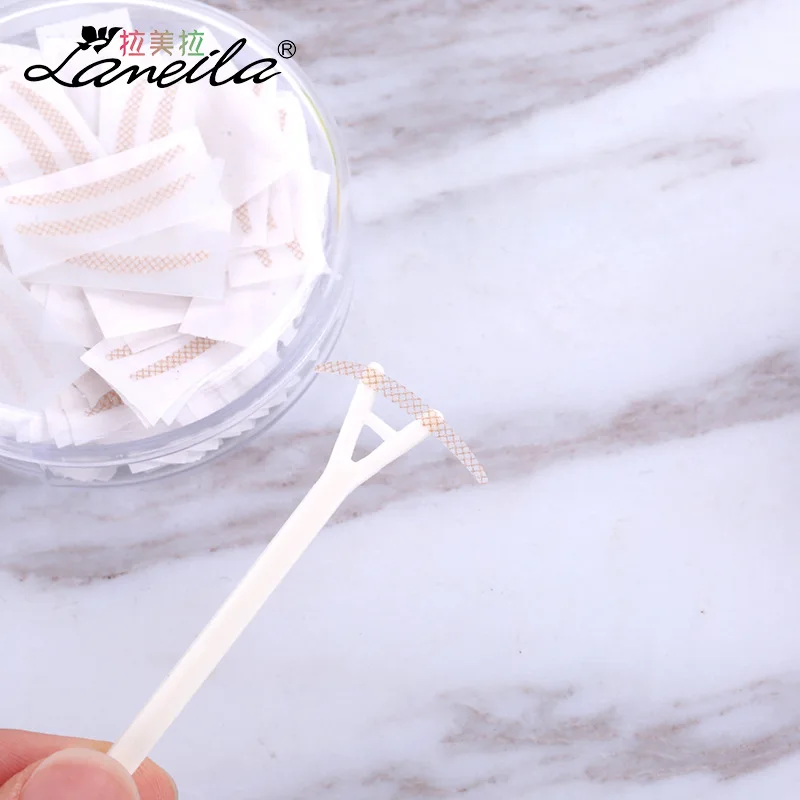 Lameila 150 шт./компл. тонкая сетчатая кружевная паста с двойным веком самоклеящаяся