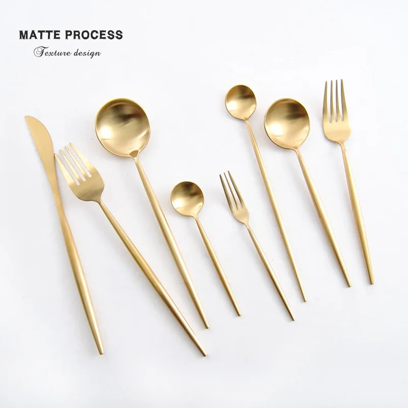 Набор столовых приборов SUEF из нержавеющей стали 8 шт./компл.|flatware set|stainless steel flatware