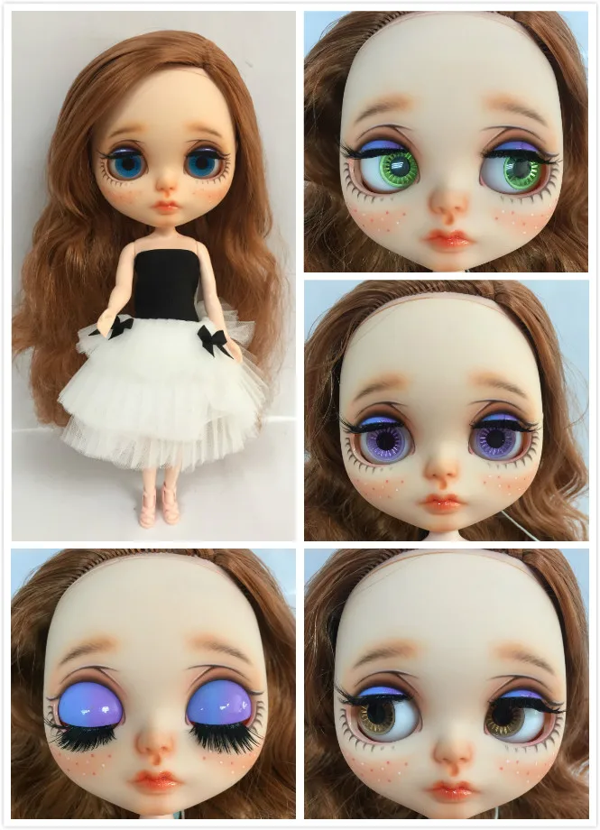 Индивидуальная кукла сделай сам телесная blyth для девочек 20170713 одежда не входит в