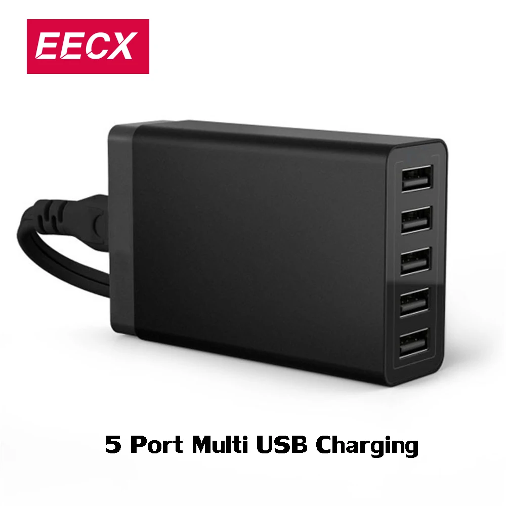 

Настенное зарядное устройство с 5 usb-портами, 40 Вт, 8 А, 5 В