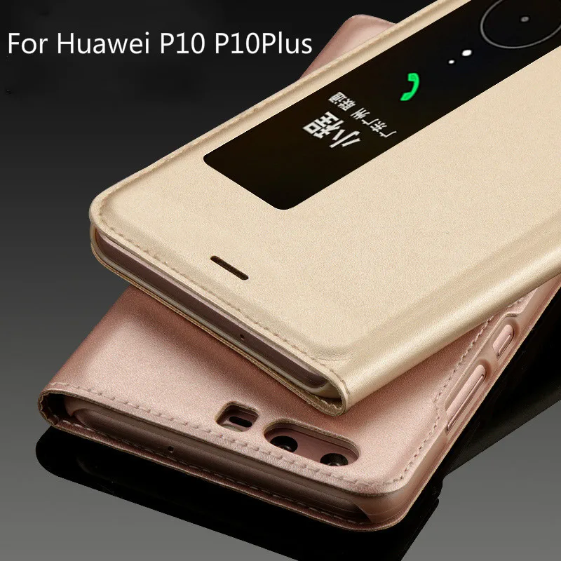 Роскошный флип-чехол из искусственной кожи для huawei P10 Plus Оригинальный Стильный