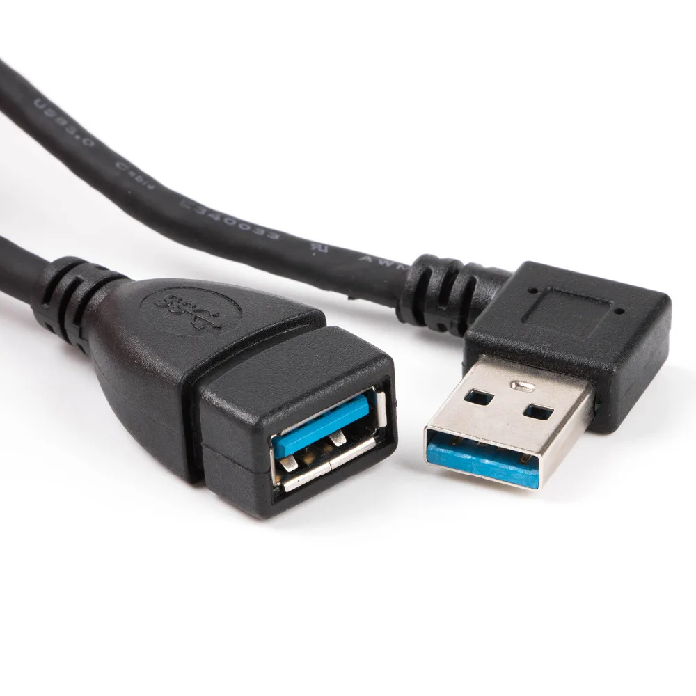 Сверхскоростной компьютер USB 3 0 2 шт. сверхскоростной черный удлиняющий Кабель с