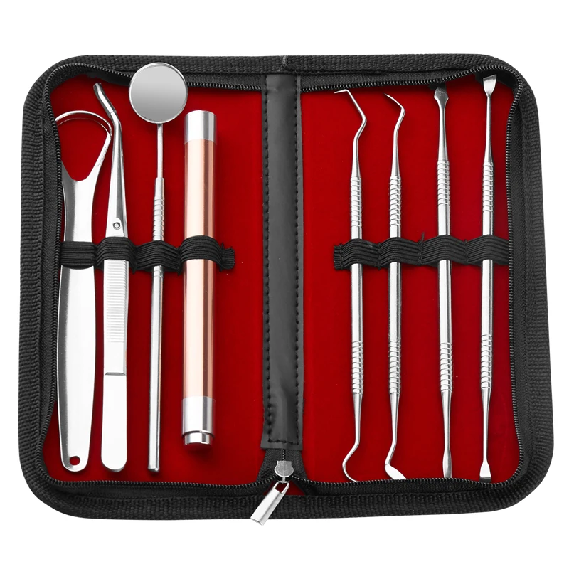 8 шт./компл. набор инструментов для профессиональной стоматологической проверки