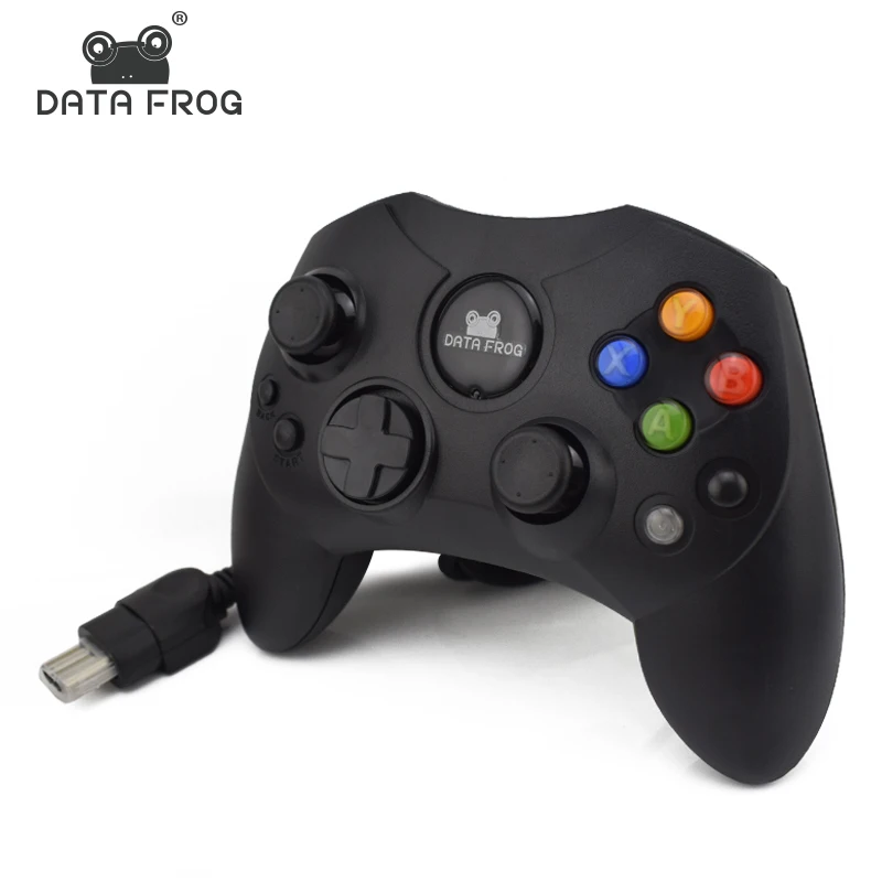1 шт. классический проводной джойстик контроллер для microsoft xbox контроллер для xbox геймпад Ретро Джойстик контроллер черный