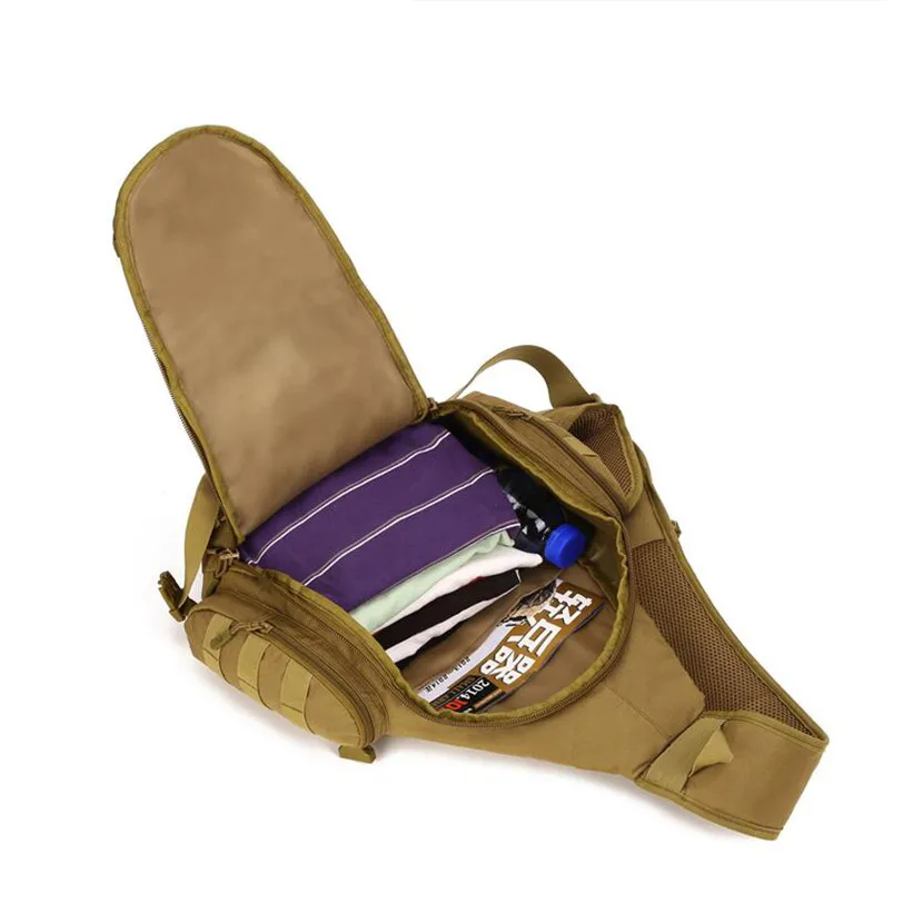 Мужская сумка через плечо Protector Plus многофункциональная нейлоновая для отдыха