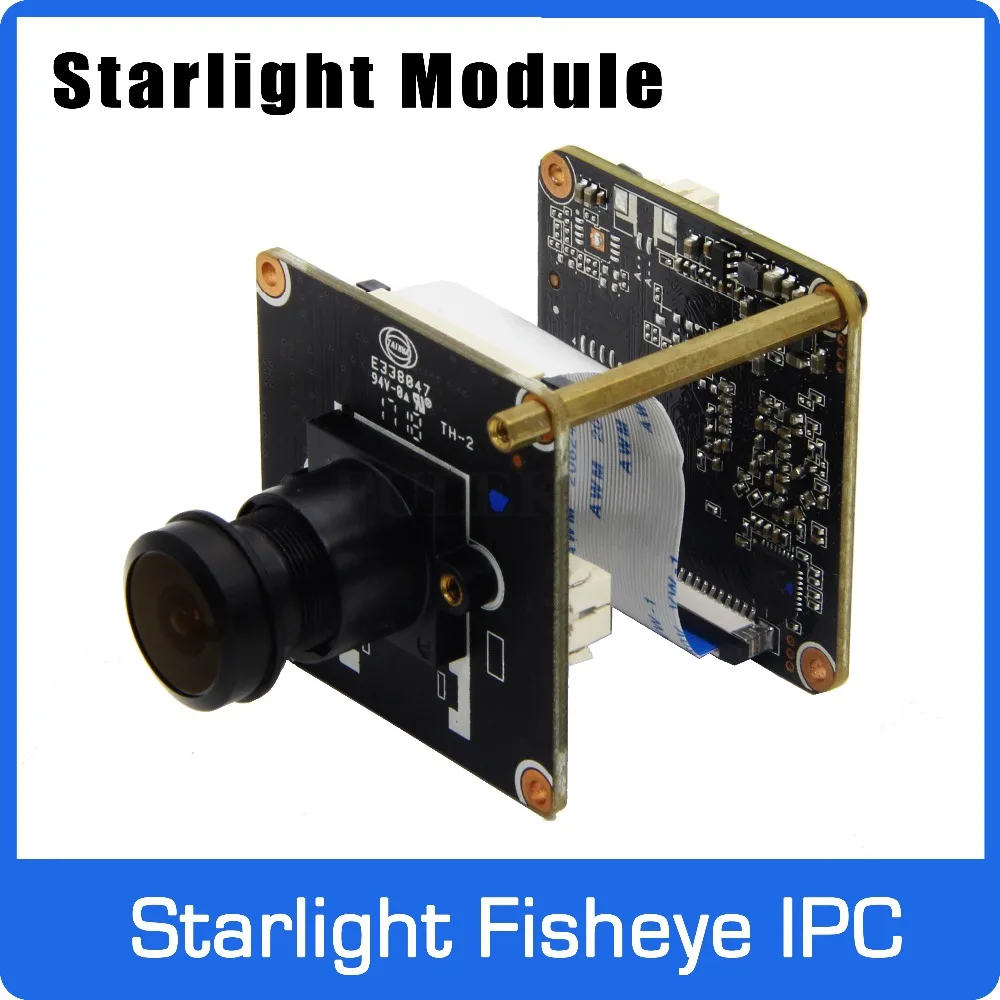 Starlight IP Камера 1080 P 185 градусов рыбий глаз H265 плате модуля использования SONY IMX307