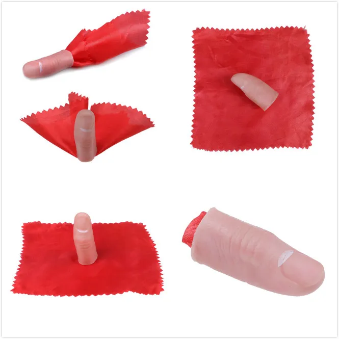 Один или 3 комплекта поддельные мягкие наконечники для большого пальца Волшебные