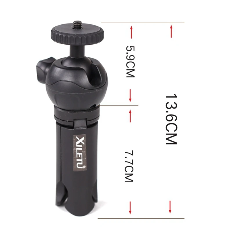 XILETU XS-1 Универсальный мини Короткая тренога селфи палка 2 в 1 для телефона ActionCamera