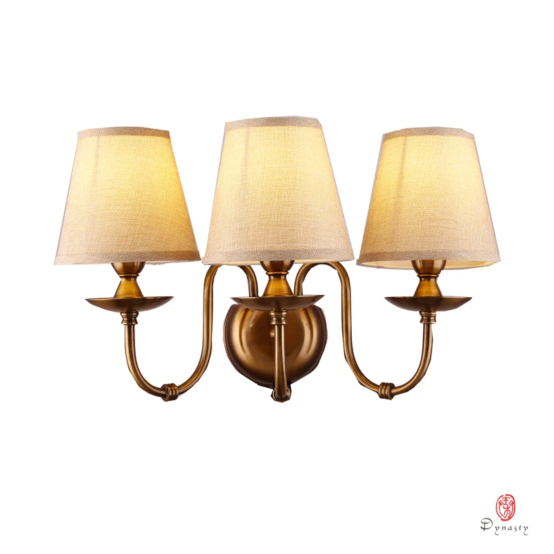 Латунная люстра Медные подвесные светильники с отделкой искусство