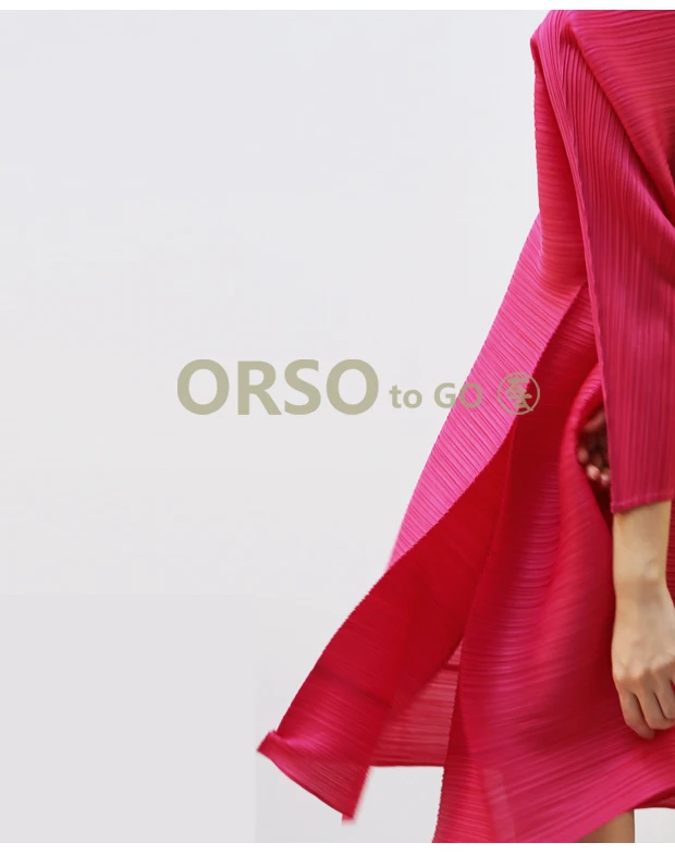Miyake платье модное платье трапециевидной формы с О-образным вырезом три четверти