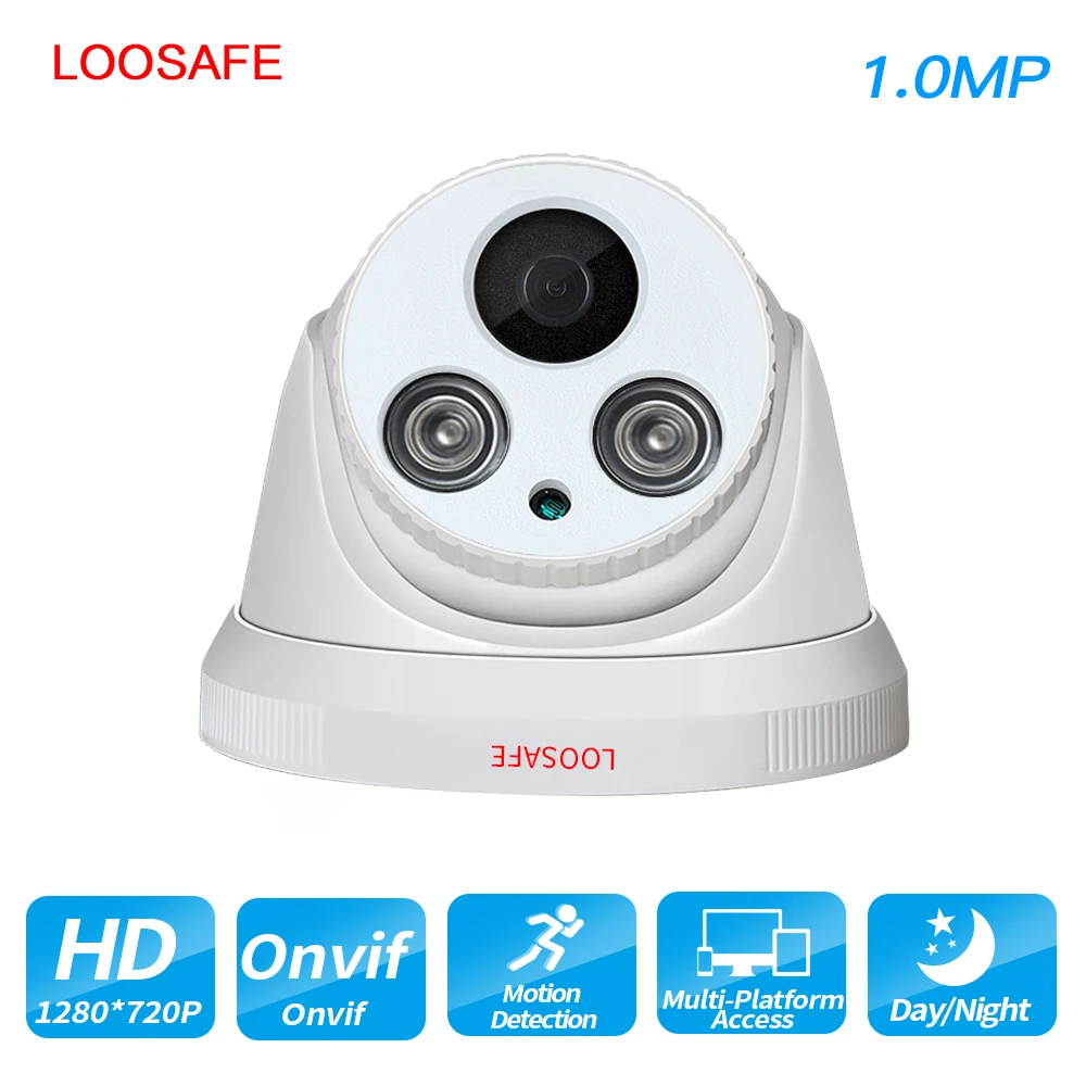 Loosafe купольная Камера IP 720 P Full HD Onvif сеть видеонаблюдения Wi-Fi Беспроводной