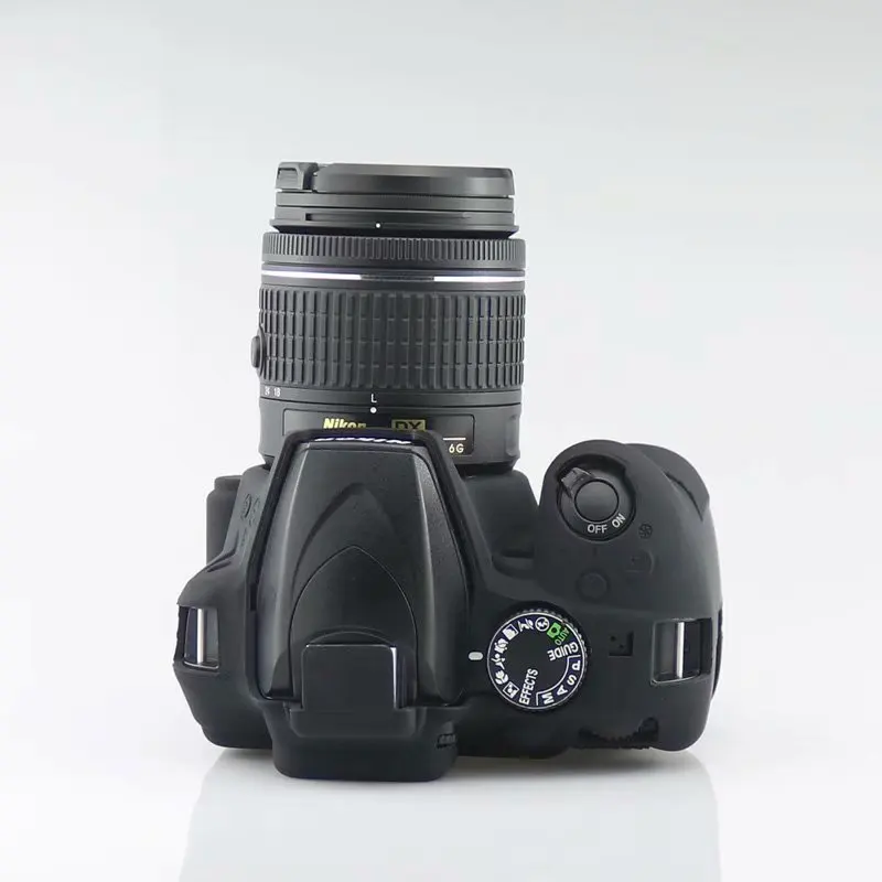 Силиконовая кожа брони Корпус Крышка корпуса протектор для Nikon D3400 корпуса DSLR Камера только в том случае