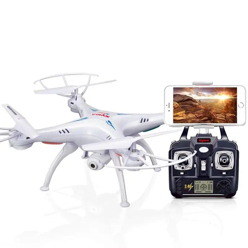 Дрон SYMA X5SW с Wi-Fi камерой в режиме реального времени передача FPV Квадрокоптер (X5C