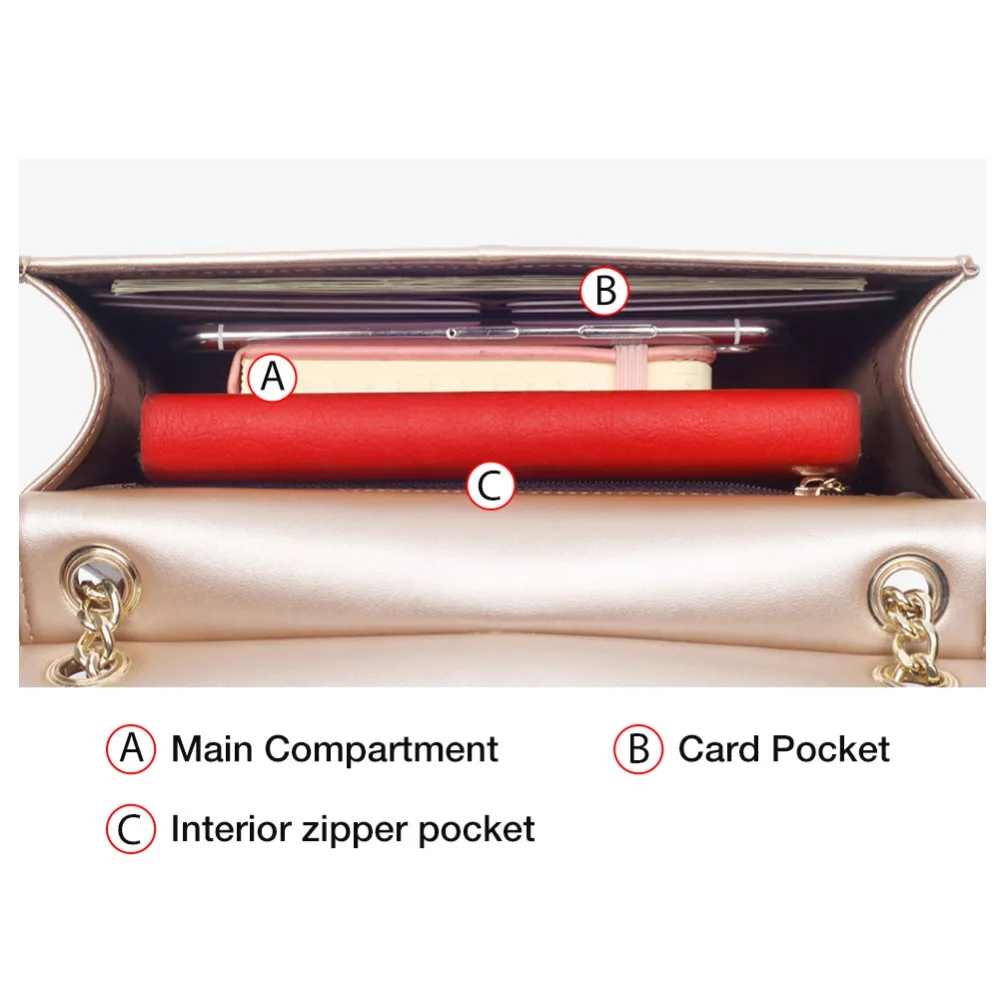 FOXER Женская однотонная Высококачественная сумка-мессенджер для Леди маленькая