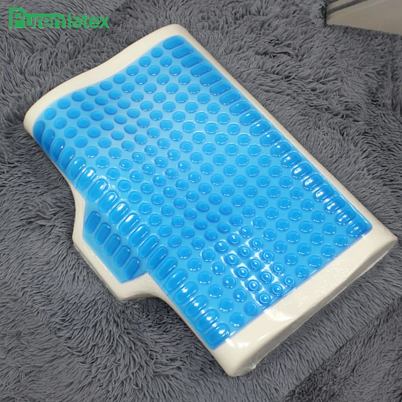 PurenLatex 55*45 силиконовый гелевый крем с эффектом памяти контурная Ортопедическая