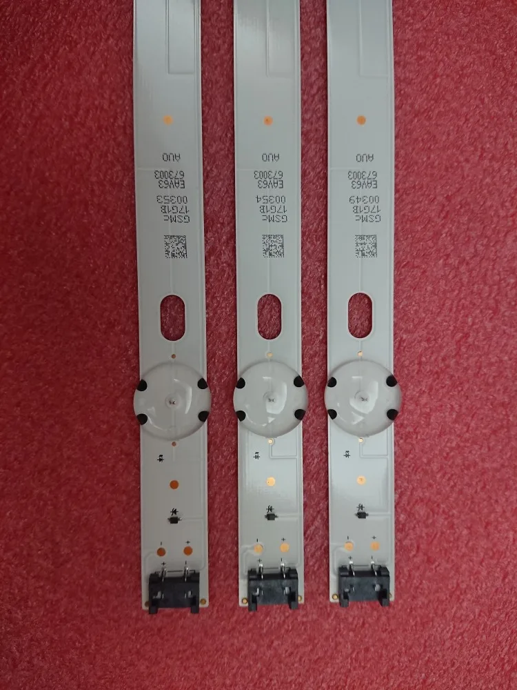 Новые 3 шт. 7 светодиодный 83 см светодиодный подсветка полосы для LG 43UK6300PLB 43UJ634V 43LJ61_FHD_L LC43490059A LC43490058A Innotek 17Y 43inch_A