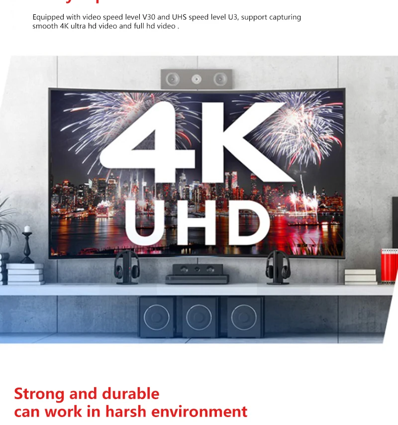 Оригинальная sd-карта SanDisk, 128 ГБ, 64 ГБ, 32 ГБ, до 300 м/с, класс 10, U3, UHS-II, Экстрим, Pro, карта памяти для камеры