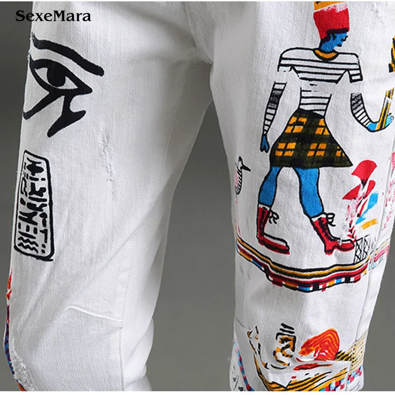 Boyfrjend Срок годности Джинсы для женщин Для Вышивка 2017 Новый полной длины MID полосой