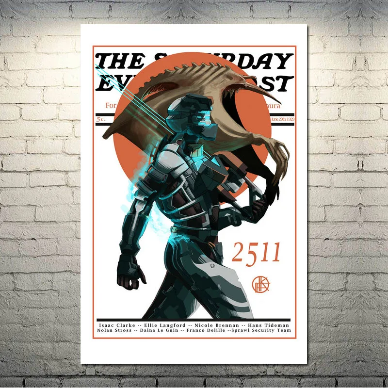 picture 2 Dead Space Hot Game Art Шелковый Холст плакат 13x20 24x36 дюймов настенные картины-001 - Цвет: picture 2