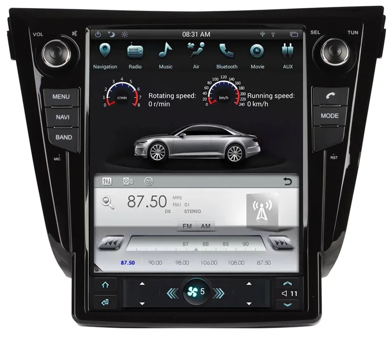 Автомагнитола Tesla с вертикальным экраном 12 1 дюйма Android 6 0 DVD GPS навигация для Nissan X