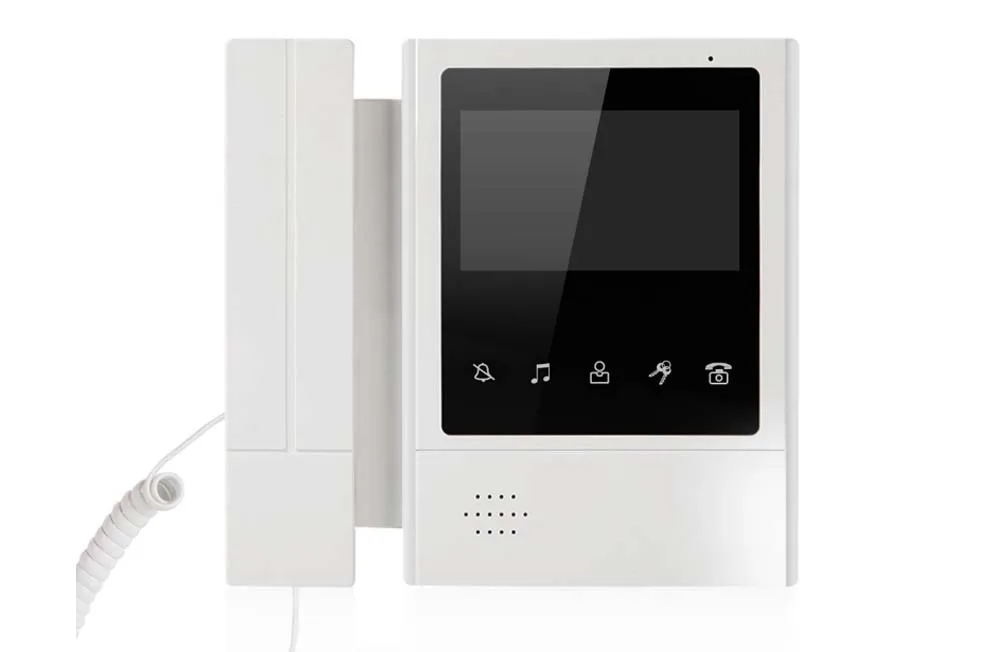 monitor 4,3 ''TFT цветной проводной видеодомофон дверной звонок Система для дома 700TVL ИК ночного видения наружная камера металлическая водонепроницаемая - Цвет: monitor