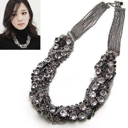 Корея звезда-тяжелая промышленность гигант питания Горный Хрусталь Ожерелье