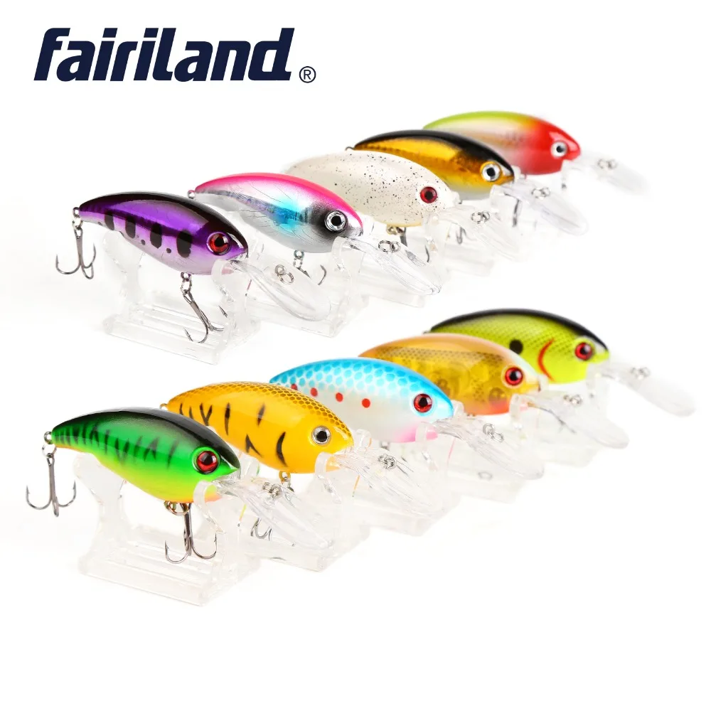 Горячая продажа 1 шт. Crankbait 7 см/2 8 дюйма 15 г/0 53 унций жесткие приманки рыболовные 10