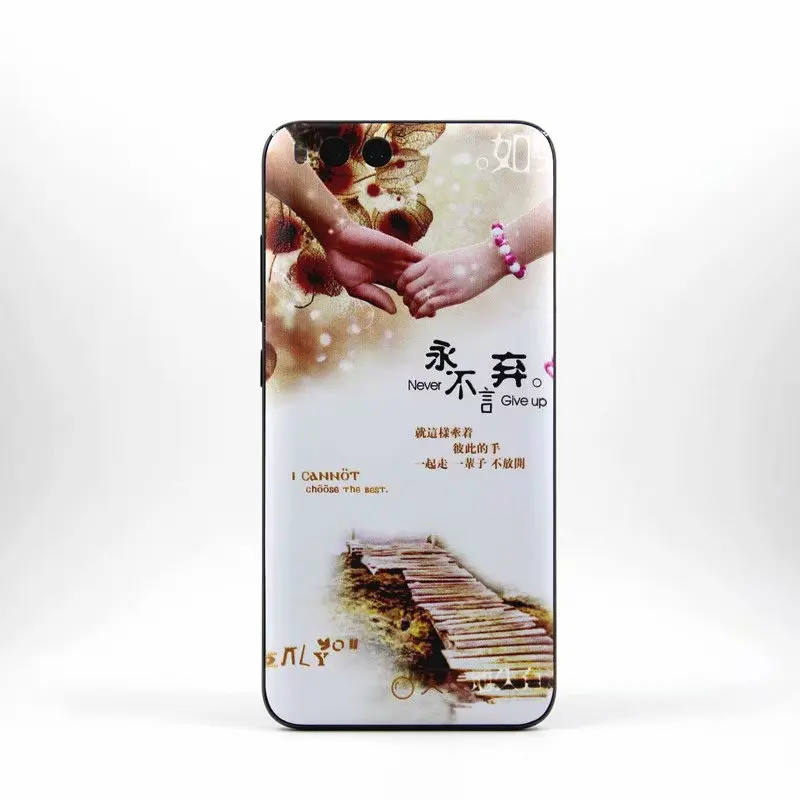 13 Модные тиснение задняя оболочка для xiaomi mi 6 mi 6 Батарея крышка дверца батарейного Корпус замена запасных Запчасти 3M клей для xiaomi 6 - Цвет: 13