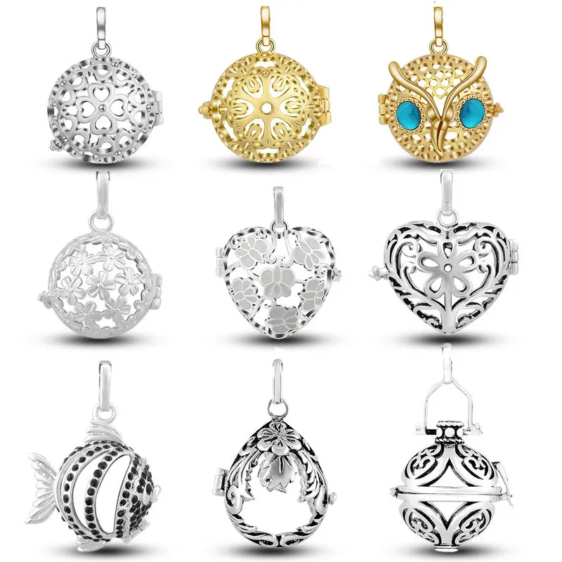 Медный медный медальон 16 мм 8 видов кулонов подходит для Ангельского звонка