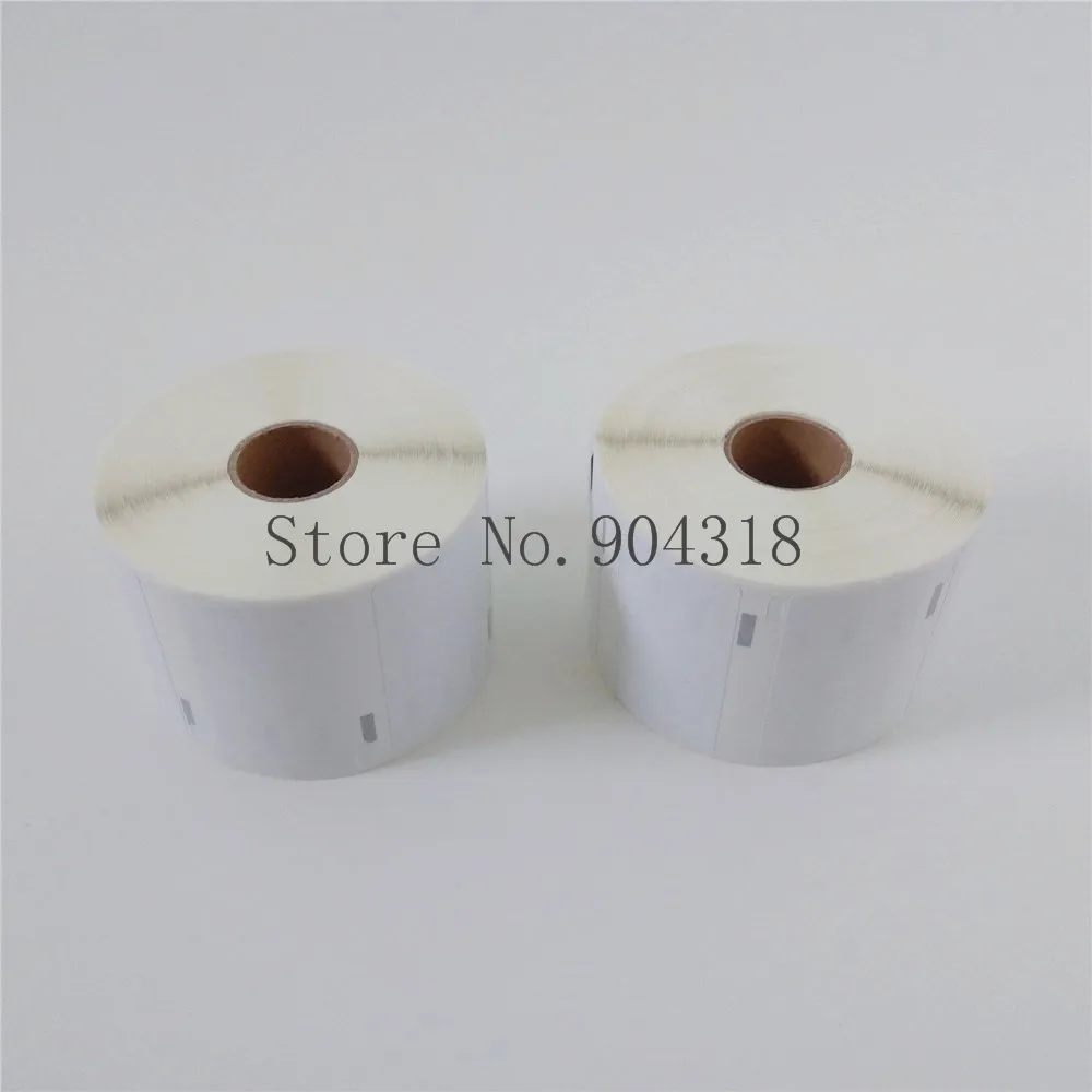 2 x рулона Dymo 11354 Совместимые Этикетки dymo11354 57 мм 32 1000 этикеток в рулоне LabelWriter 400 450