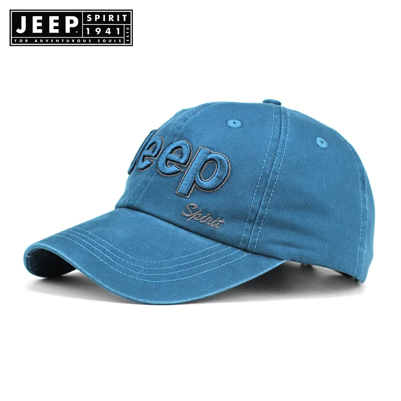 Бренд JEEP SPIRIT, бейсбольная кепка для мужчин, повседневная, унисекс, Кепка с вышитыми буквами, регулируемая хлопковая кепка для папы, для улицы, gorras para hombre