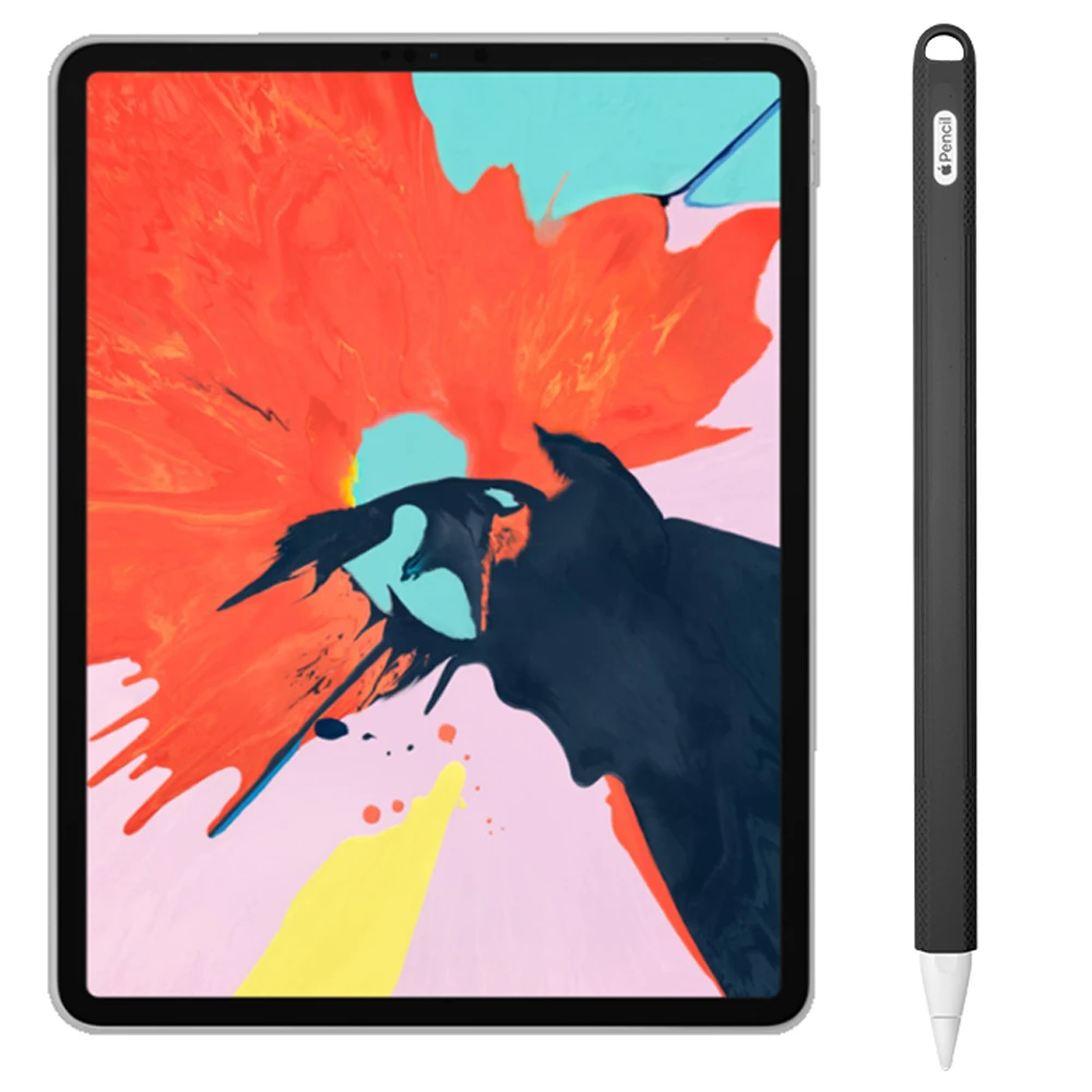 Мягкий силиконовый чехол для Apple Pencil 2 для iPad Pro, чехол-карандаш для планшета, стилус для сенсорного экрана, защитная крышка, чехол