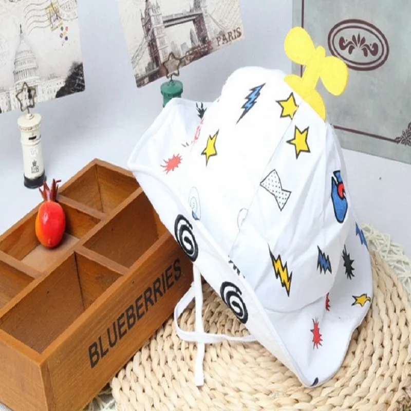 Детские шапки для малышей шляпы младенцев солнцезащитная Кепка летняя уличная