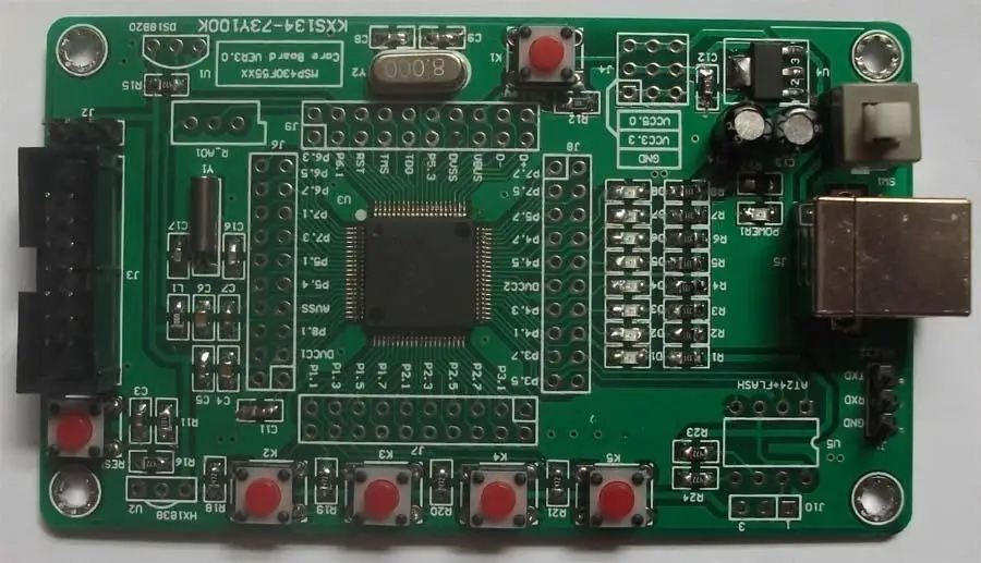Материнская плата для USB MSP430F5529 552955255527 минимальная системная материнская