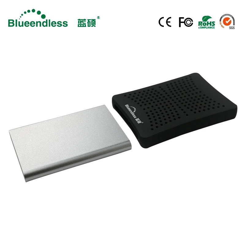 1 ТБ алюминиевый резиновый Sata usb 3 0 2 5 корпус SSD hdd disque dur Внешний box blueendless case hd externo|usb
