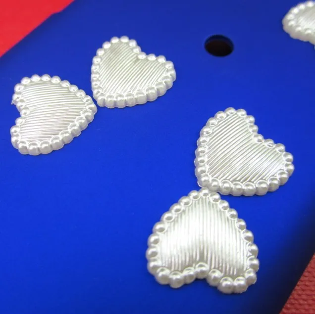 Бесплатная доставка имитация сердца из АБС пластика цвета слоновой кости/белого