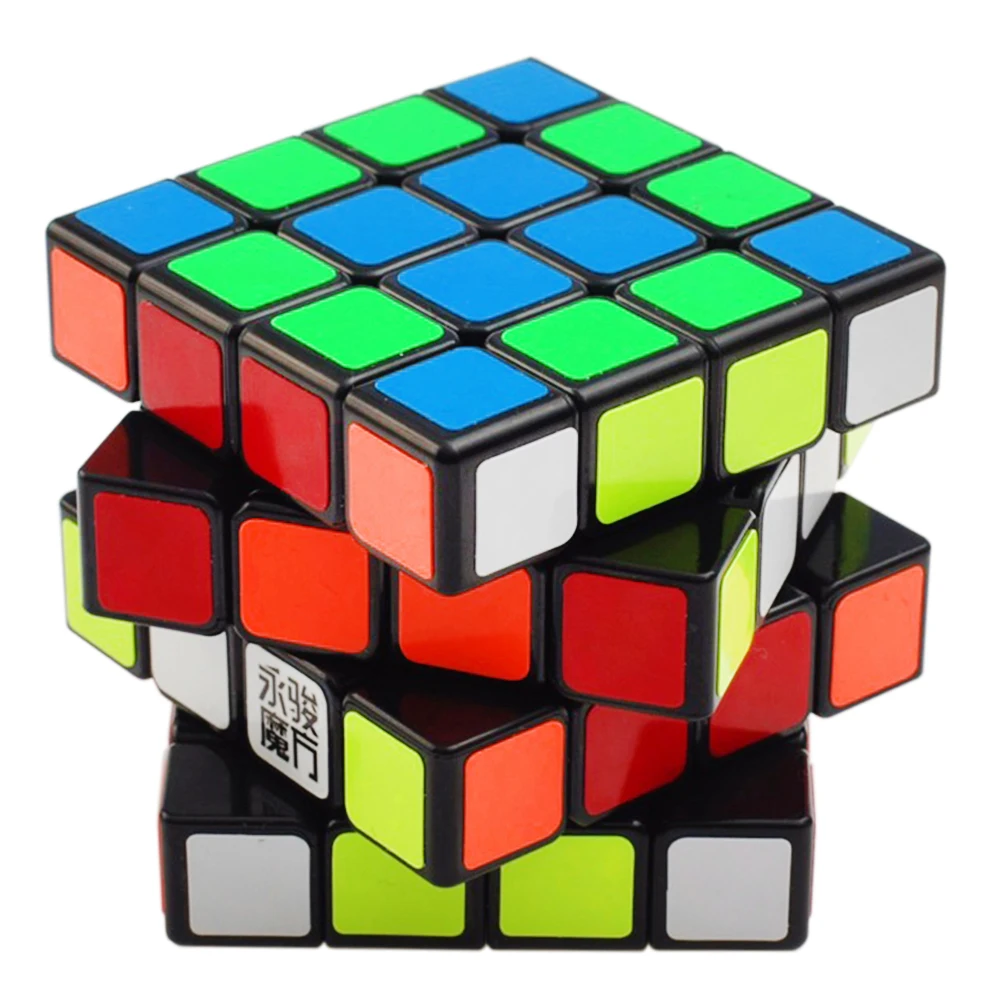 4 слоя YJ Cube детские игрушки для детей YongJun 4*4 Скорость Cubo Megico 4x4x4 антистресс
