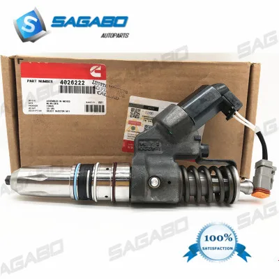 

4 PCS GENUINE ORIGINAL NEW DIESEL FUEL INJECTOR 4026222 FOR M11 ENGINE