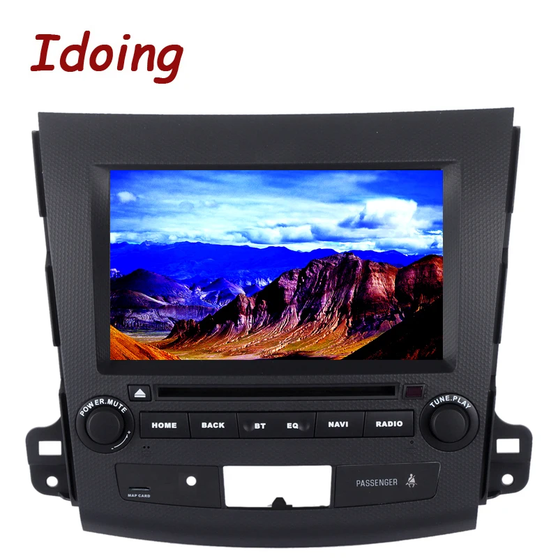 Idoing 2Din 8 &quot4 г + 32 для Mitsubishi Outlander Android 8.0 руль Восьмиядерный автомобиля GPS dvd-плеер