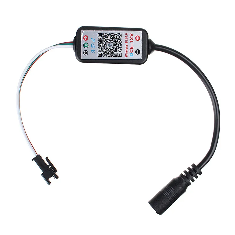 CLAITE DC5 12V 192 Вт 3Pin Pixel Smart IC RGB LED bluetooth контроллер для WS2811 WS2812 SK6812 полоса