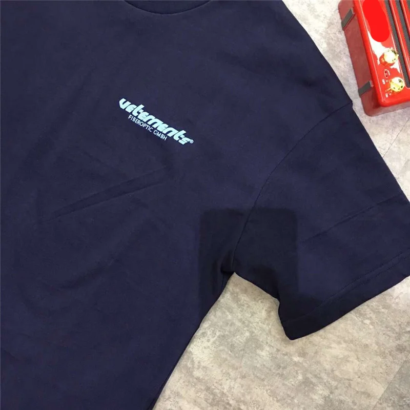 Vetements Футболка мужская 1:1 высокое качество Летний стиль повседневные Хип-хоп