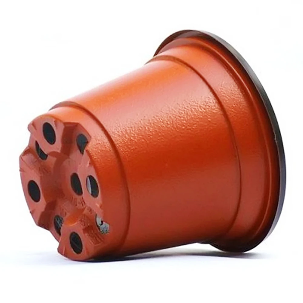 Behogar 50 шт. Пластик цветочные горшки двойной Цвет садовые питомники контейнер для