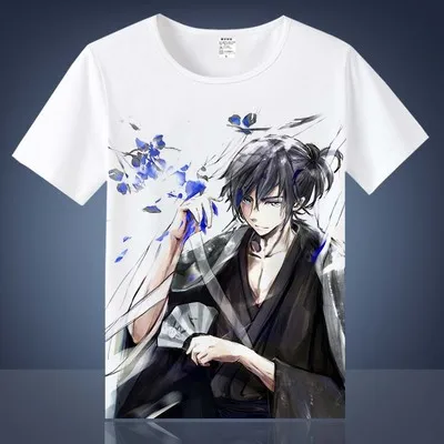 O Coshome Noragami Yato футболки костюмы для косплея для мужчин и женщин футболки для взрослых аниме топы с короткими рукавами летние футболки - Цвет: O