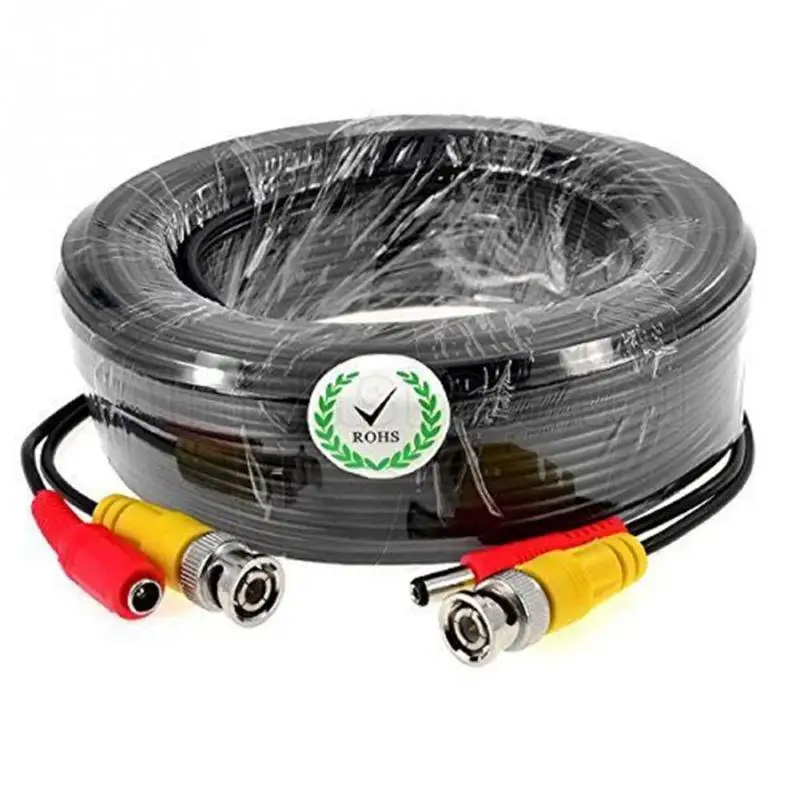 New CCTV Camera Accessories BNC Power Video Siamese Cable for Surveillance DVR Kit Length 1m 5m 10m 20m 30m