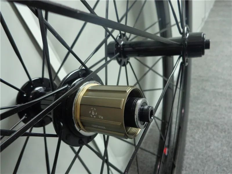 38 мм полностью Углеродные дорожные колеса Bycycle Roue Carbone Ruote In Carbonio Bici da Corsa переднее