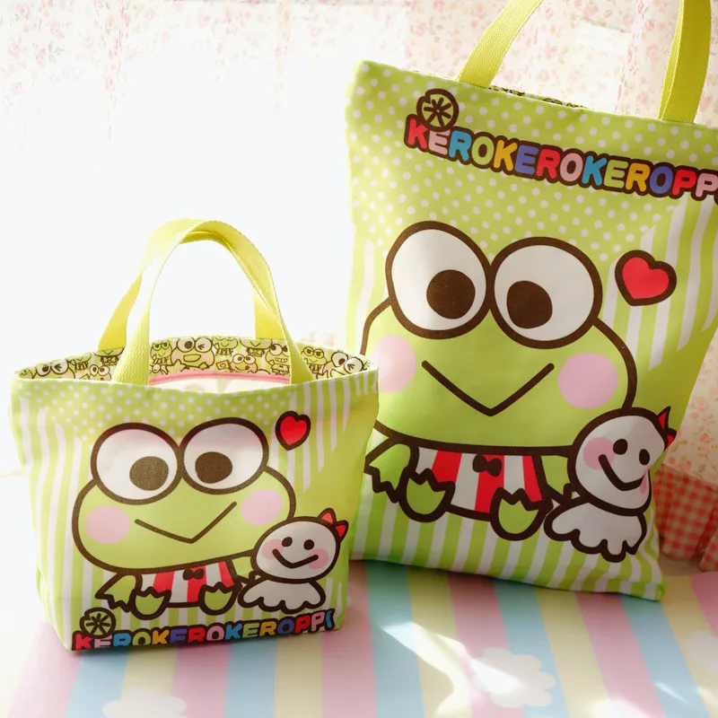 Мультяшная Hello Kitty Melody Cinnamoroll pompomprin Dog Холщовая Сумка для покупок женская сумка на плечо Детская сумка для обеда Эко сумка-тоут - Цвет: 6