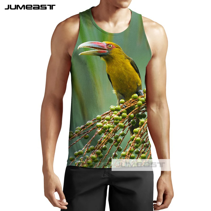Jumeast/новый бренд 3d принт забавные животные для мужчин/женщин топы на бретелях