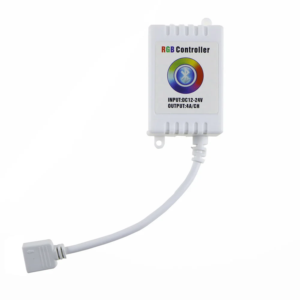 Контроллер RGB для светодиодных лент 3528 5050 2835 12 В Bluetooth 4 0 совместим с IOS 6 и Android